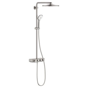 Grohe Regendouche Euphoria Smartcontrol Systeem - Met Thermostatische Kraan - Grijs - Rond - Met Handdouche - 15cm Hartafstand - 2-straals - Waterbesparend