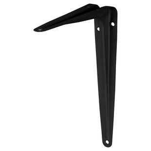 Plankdrager Model 6 Mat Zwart 15x12,5cm