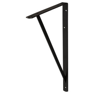 Plankdrager Industrie Mat Zwart 33x50cm