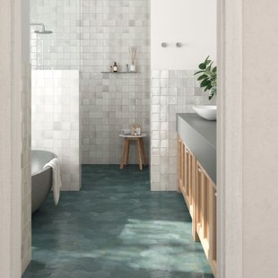 Wandtegel Carmen Hexa Blue - Keramiek - Blauw - 13x15cm - Pakketinhoud 0,31m²