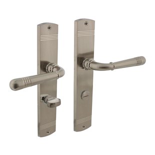 Intersteel Deurkruk Helena Op Schild Toilet-/badkamersluiting 63 Mm Nikkel Mat