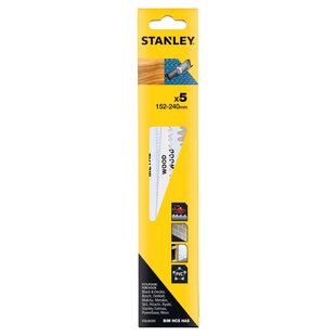 Stanley Reciprozaagbladen Hout/metaal Sta28205-xj 5 Stuks