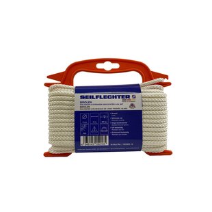 Seilflechter Birolen Lijn Polyester Wit 6mmx15m Op Haspel