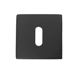 Avenue Sleutelplaat Vierkant Rvs Mat Zwart 2 Stuks