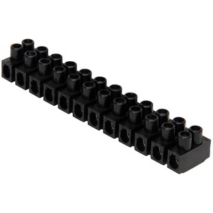 Kopp Kroonklem 2,5 - 4mm 12-polig Zwart 2 Stuks