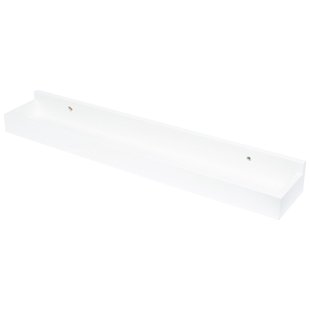 Duraline Wandplank Verdiept Wit Gelakt 60x6x10cm