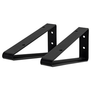 Duraline Plankdrager Contour S2 Staal Zwart 7x19cm