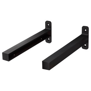 Duraline Plankdrager Modern L+r S2 Mat Zwart 20mm23,85cm