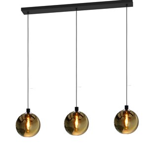 Eglo Hanglamp Cesenatico Glas Goud 3xe27