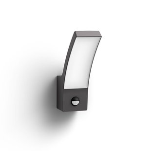 Philips Wandlamp Splay Antraciet 3,8w Met Sensor