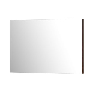 Aquazuro Klassieke Badkamerspiegel Napoli - Rechthoekig - Notenhout - 120x80 Cm
