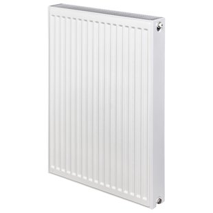 Sanivesk Paneelradiator Raya Duo 60x60cm - Wit - 6 Aansluitingen - 985w