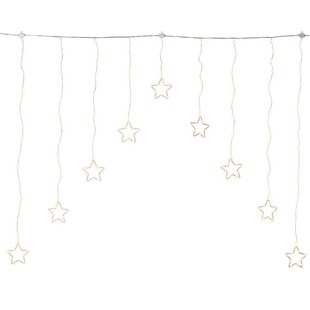 Decoris Micro Led Gordijnverlichting Twinkel - 206 Led's - Warm Wit - 120cm - Binnen & Buiten