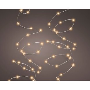 Decoris Micro Led Kerstverlichting Lichtsnoer - 300 Led's - Klassiek Wit - 14,95m - Binnen & Buiten