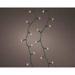 Decoris Kerstverlichting Met 8 Functies Lichtsnoer - 100 Led's - Klassiek Wit - 4,95m - Binnen & Buiten