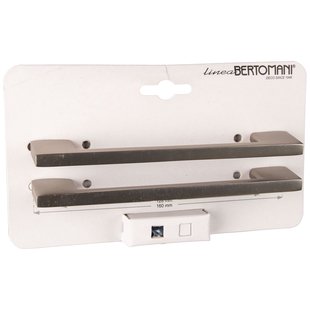 Bertomani Meubelgreep 2079 - Aluminium Vernikkeld - 128mm - 2 Stuks