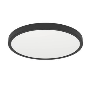 Eglo Plafondlamp Badkamer Fueva 6 Zwart ⌀21cm 11,5w