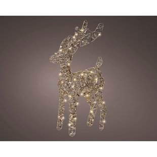 Decoris Micro Led Rendier - Warm Wit - 37cm - Binnen