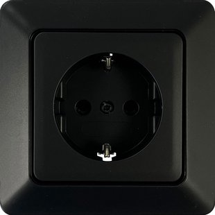 Sencys Wandschakelaar Ottawa - Mat-zwart - Inbouw