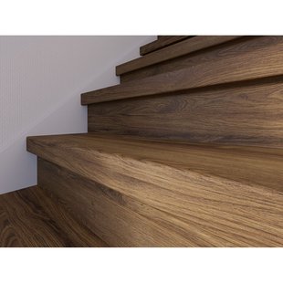 Cando Traprenovatie Overzettrede - Noten - Laminaat - 100x30cm