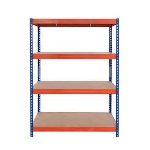 Ar Shelving Stellingkast - Rivet - 192x100x50cm - Draagkracht 300kg - Hout