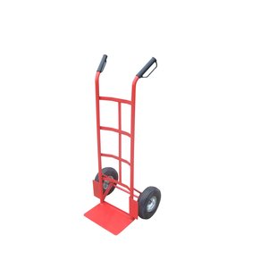 Steekwagen - 35x22cm - 250kg - Rood - Luchtbanden