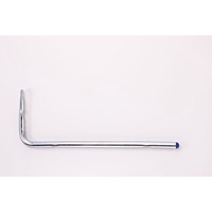 Mottez Haak Recht Grijs Ø16mm 500mm