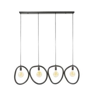 Hoyz Collection - Hanglamp Pebble 4 Lichts - Artic Zwart