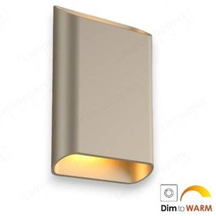Artdelight Wandlamp Diaz-L Champagne Dim To Warm Led 2 x 6Watt
