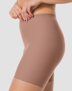 HEMA Medium corrigerende biker hoge taille middenbruin (middenbruin)