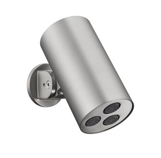 Hoofddouche BWS Sensa Cilinder Muurmontage Geborsteld RVS