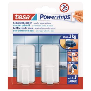 Tesa Powerstrips Haken Classic L Wit
