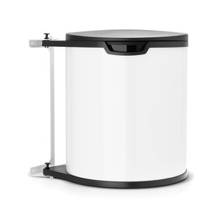 Brabantia Inbouwemmer Built-in Bin White 15l