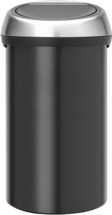 Brabantia Touch Bin 60 Liter Matt Black Fingerprint Proof