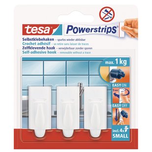 Tesa Powerstrips Haken Trend S Wit