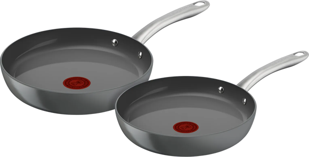 Tefal Renew+ Keramische koekenpannenset 24 + 28 cm