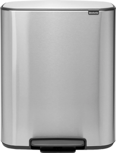Brabantia Bo Pedal Bin 60 Liter Rvs Fingerprint Proof