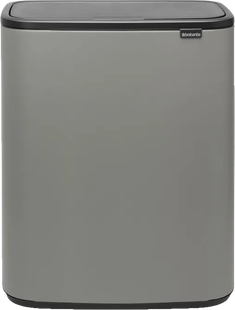 Brabantia Bo Touch Bin 60 Liter Mineral Concrete Grey