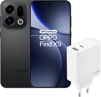 OPPO Find X9 512GB Zwart 5G + OPPO SuperVOOC Oplader 80W