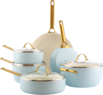 GreenPan Padova Reserve Pannenset 10-delig Light Blue