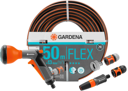 Gardena Comfort FLEX 50m Classic Broespakket