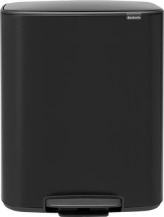 Brabantia Bo Pedal Bin 60 Liter Matt Black