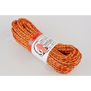 Mamutec Touw Pa Paraloc Oranje-zwart 8mm 10m