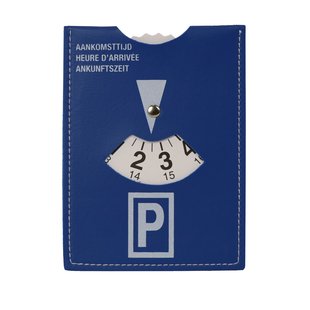 Carpoint Parkeerschijf - Kunststof - Blauw - 14x19cm
