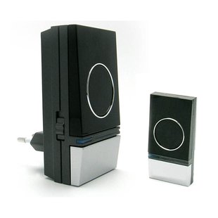 Avidsen Draadloze Deurbel Plug&play 100m Zwart