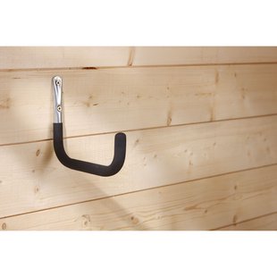 Mottez Haak Grijs/zwart Ø20mm 250mm