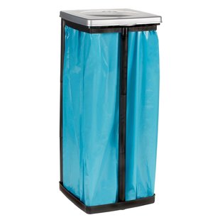 Keeeper Vuilniszakhouder L Zwart-grijs 60-120l