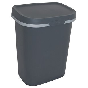 Curver Vuilnisbak Mistral Flat Recycled Pvc Antraciet 10l