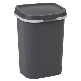 Curver Vuilnisbak Mistral Flat Recycled Pvc Antraciet 25l