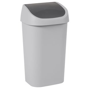 Curver Vuilnisbak Mistral Swing Recycled Pvc Lichtgrijs 50l